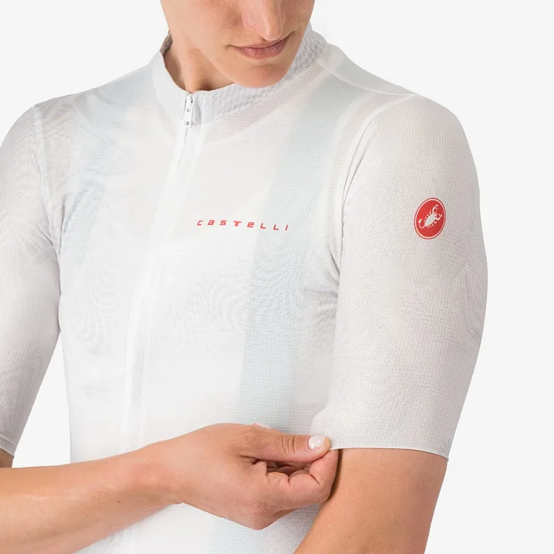 Castelli Fantasia Women's Short Sleeve Jersey - White-3