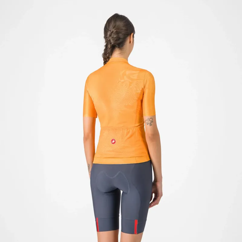 Castelli Fantasia Women's Short Sleeve Jersey - Vivid Orange-1