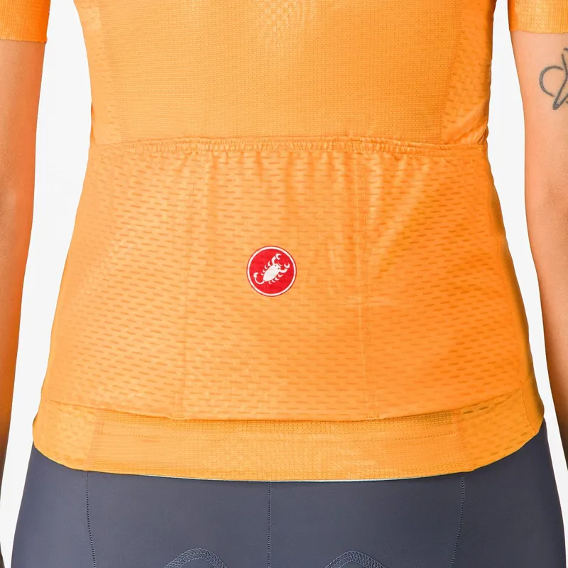 Castelli Fantasia Women's Short Sleeve Jersey - Vivid Orange-3