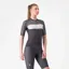 Castelli Elegante Women's Short Sleeve Jersey - Black/Silver/Dark Grey