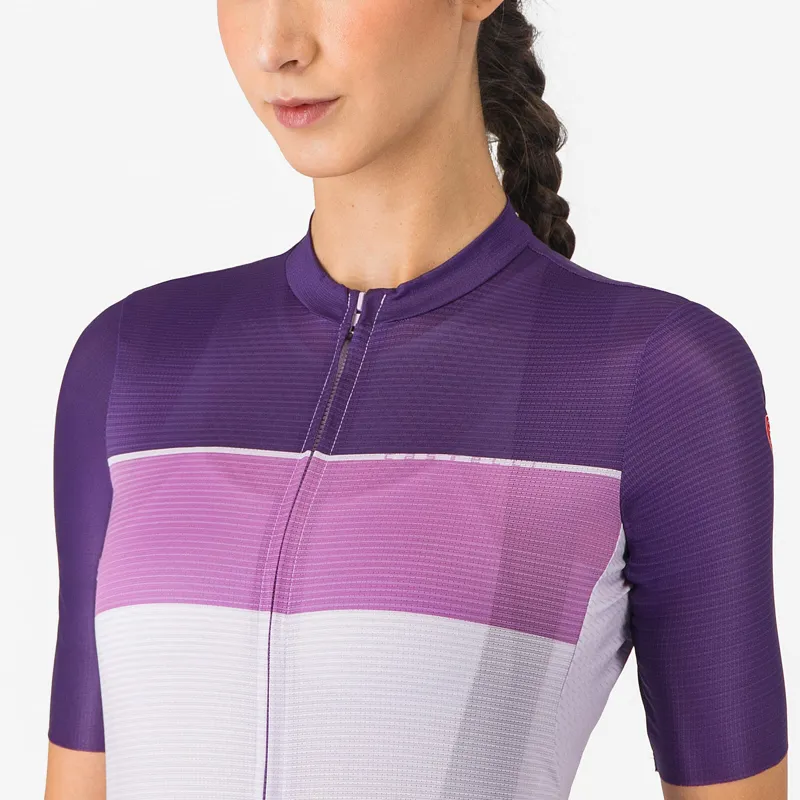 Castelli Elegante Women's Short Sleeve Jersey - Orchid Petal/Hortensia/Purple-2