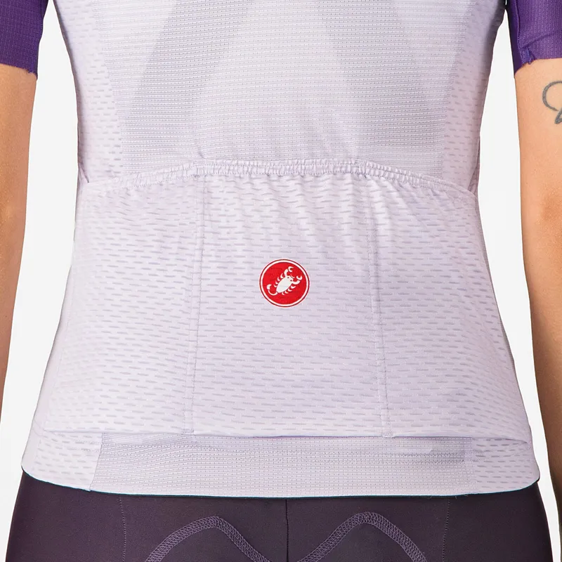 Castelli Elegante Women's Short Sleeve Jersey - Orchid Petal/Hortensia/Purple-3