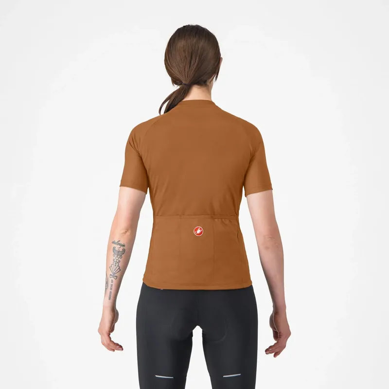 Castelli Libera 2 Women's Short Sleeve Jersey - Toffee-1