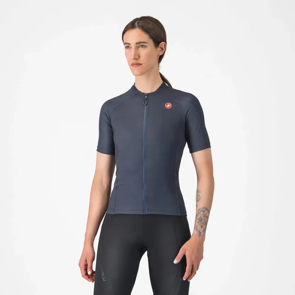 uPRISE Bikes Castelli Libera 2 Women's Short Sleeve Jersey - Twilight Blue | Price match, 365 day return s, 18-Month Warranty, Finance Available & Free UK Delivery