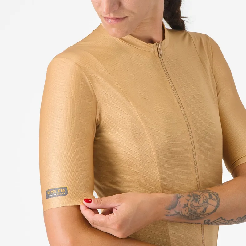 Castelli Unlimited Women's Short Sleeve Jersey - Toffee-2