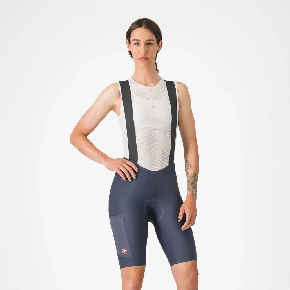uPRISE Bikes Castelli Unlimited Endurance DT Women's Bib Shorts - Twilight Blue | Price match, 365 day return s, 18-Month Warranty, Finance Available & Free UK Delivery