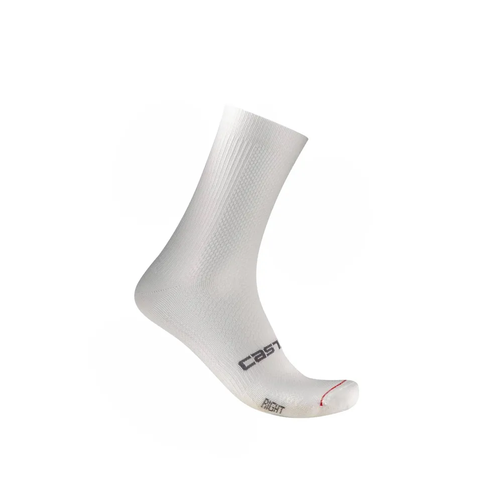uPRISE Bikes Castelli Espresso 2 Women's 12 Socks - White | Price match, 365 day returns, 18-Month Warranty, Finance Available & Free UK Delivery