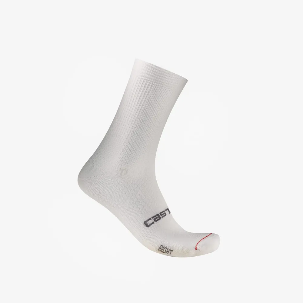 uPRISE Bikes Castelli Espresso 2 Women's 12 Socks - White | Price match, 365 day return s, 18-Month Warranty, Finance Available & Free UK Delivery