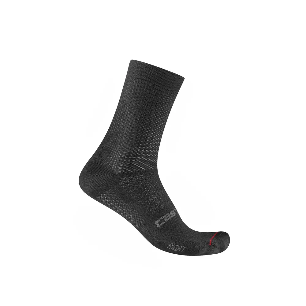 uPRISE Bikes Castelli Espresso 2 Women's 12 Socks - Black | Price match, 365 day returns, 18-Month Warranty, Finance Available & Free UK Delivery