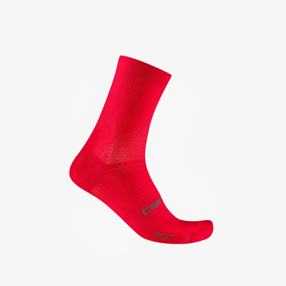 uPRISE Bikes Castelli Espresso 2 Women's 12 Socks - Hibiscus | Price match, 365 day return s, 18-Month Warranty, Finance Available & Free UK Delivery