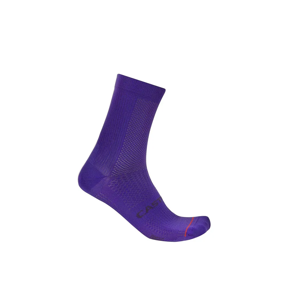 uPRISE Bikes Castelli Espresso 2 Women's 12 Socks - Ultraviolet | Price match, 365 day returns, 18-Month Warranty, Finance Available & Free UK Delivery