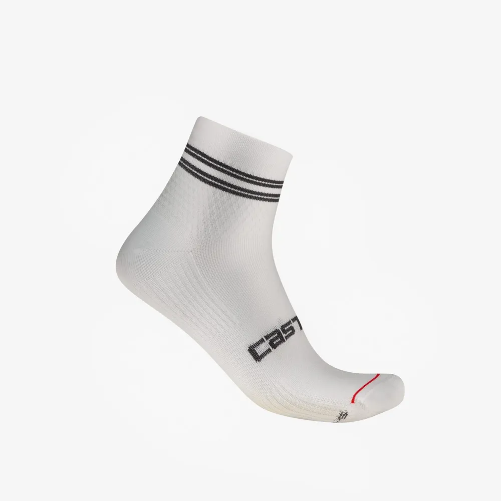 uPRISE Bikes Castelli Anima 7 Women's Socks - White | Price match, 365 day return s, 18-Month Warranty, Finance Available & Free UK Delivery