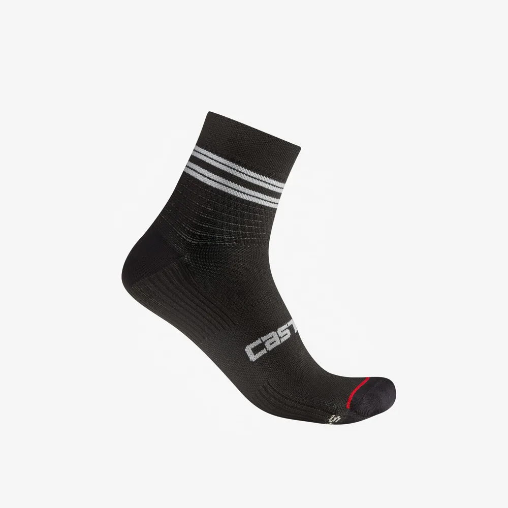 uPRISE Bikes Castelli Anima 7 Women's Socks - Black | Price match, 365 day return s, 18-Month Warranty, Finance Available & Free UK Delivery