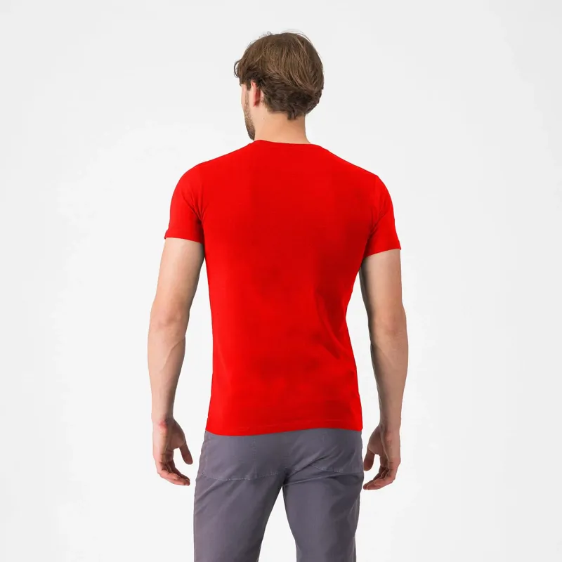 Castelli '76 Men's T-Shirt - Red-1