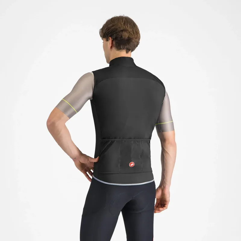 Castelli Fly Direct Men's Vest - Light Black/Dark Grey-1