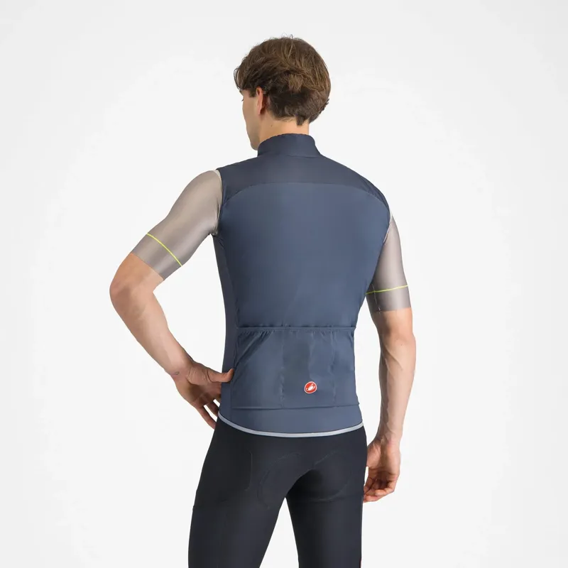 Castelli Fly Direct Men's Vest - Twilight Blue/Silver Grey-1