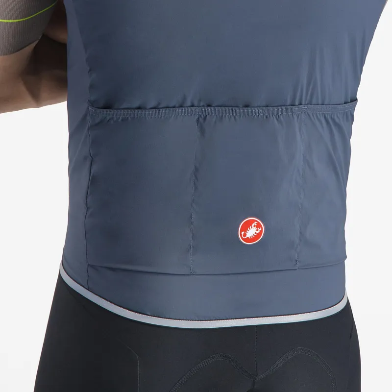 Castelli Fly Direct Men's Vest - Twilight Blue/Silver Grey-5