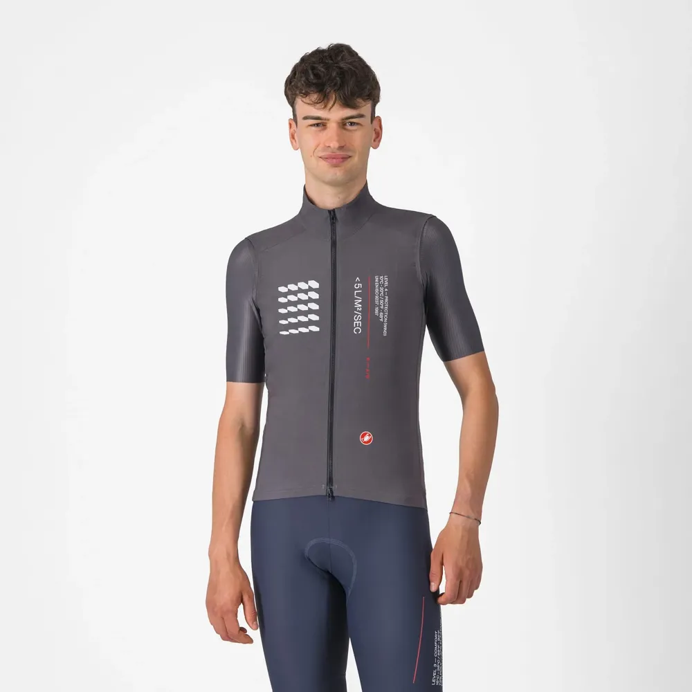 uPRISE Bikes Castelli Espresso R-A/D Men's Vest - Smokey Grey | Price match, 365 day return s, 18-Month Warranty, Finance Available & Free UK Delivery