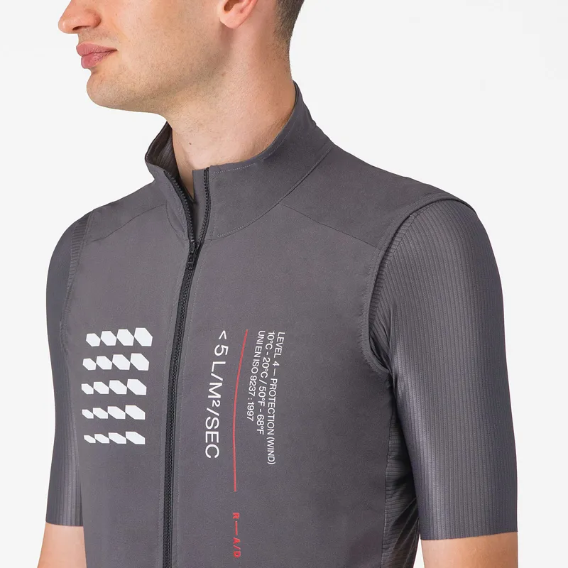 Castelli Espresso R-A/D Men's Vest - Smokey Grey-2