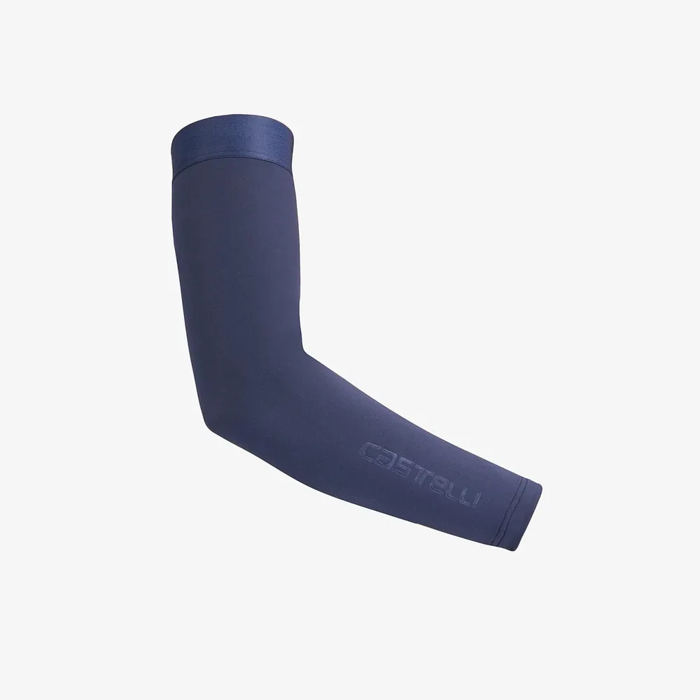 uPRISE Bikes Castelli Espresso Arm Warmers - Belgian Blue | Price match, 365 day return s, 18-Month Warranty, Finance Available & Free UK Delivery