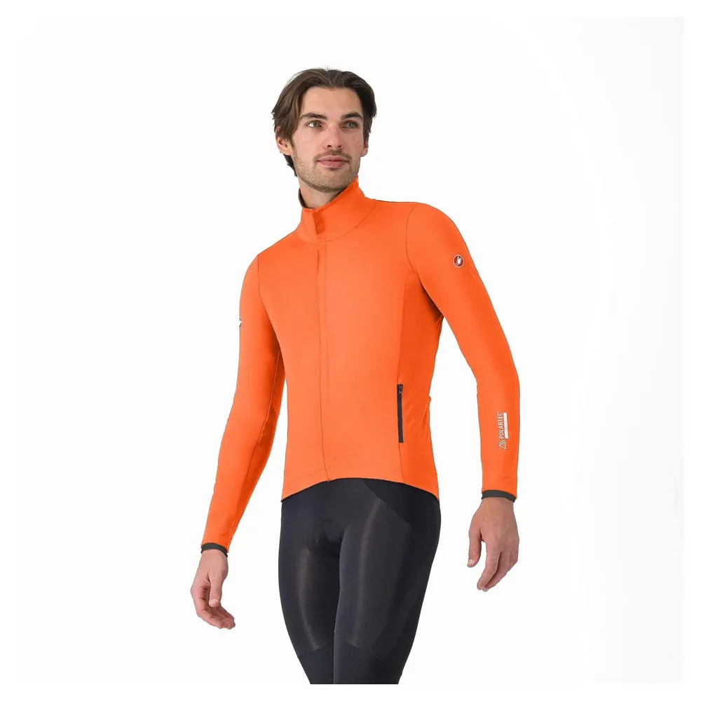 uPRISE Bikes Castelli Alpha 150 Men's Windproof Jacket - Brilliant Orange/Dark Grey | Price match, 365 day return s, 18-Month Warranty, Finance Available & Free UK Delivery