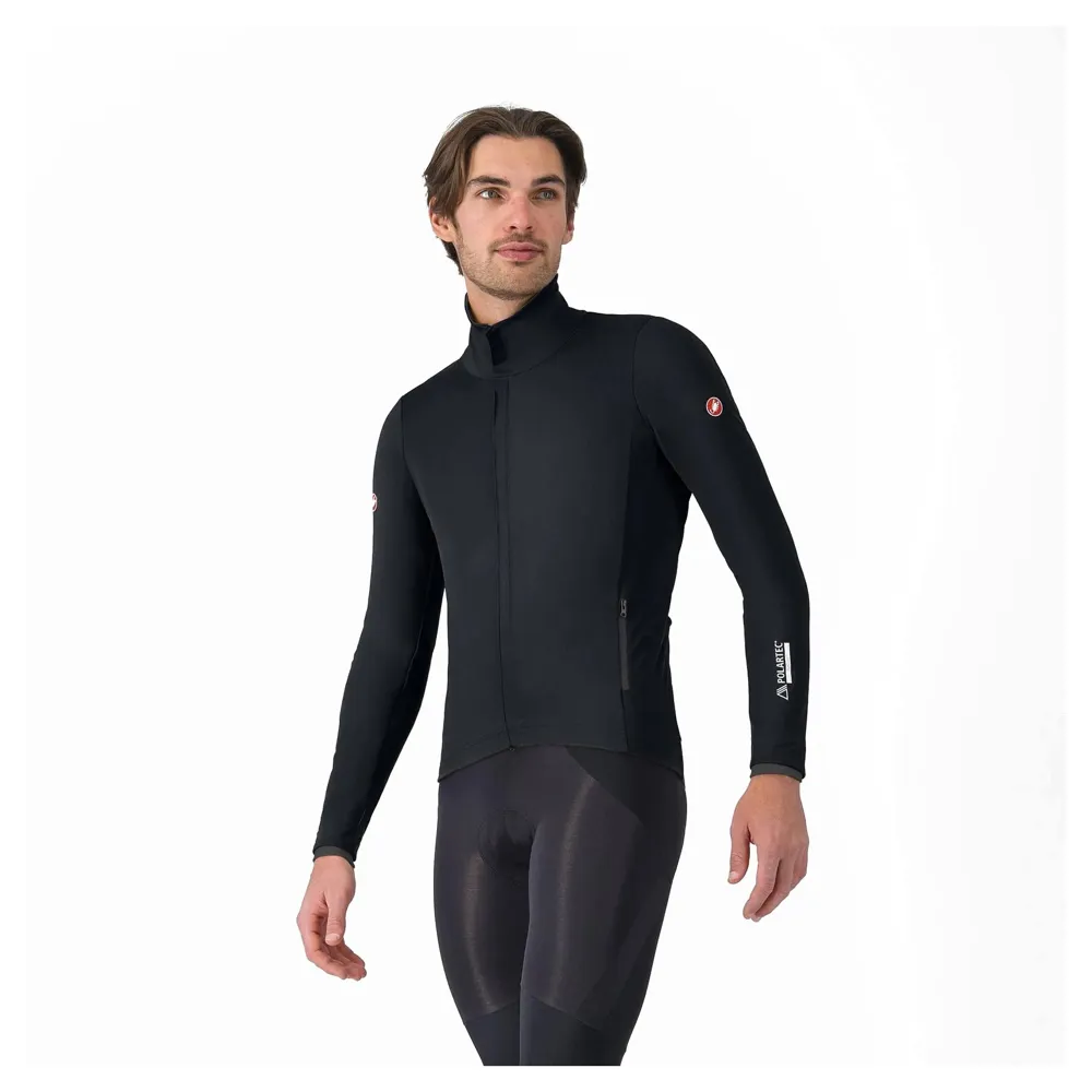 uPRISE Bikes Castelli Alpha 150 Men's Windproof Jacket - Light Black/Black | Price match, 365 day return s, 18-Month Warranty, Finance Available & Free UK Delivery