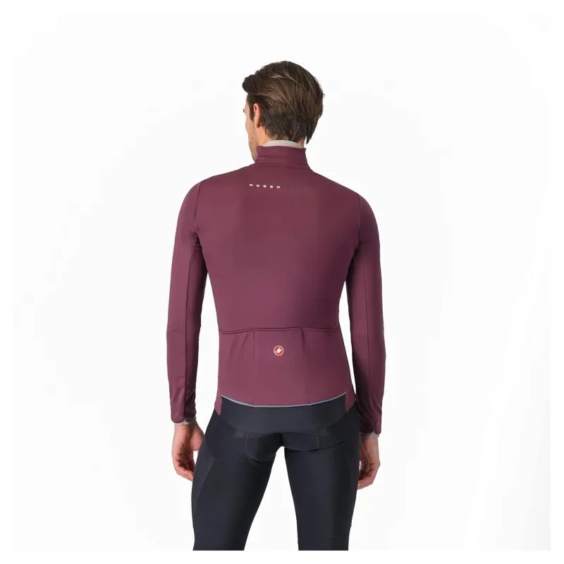 Castelli Alpha 150 Men's Windproof Jacket - Deep Bordeaux/Clay-1