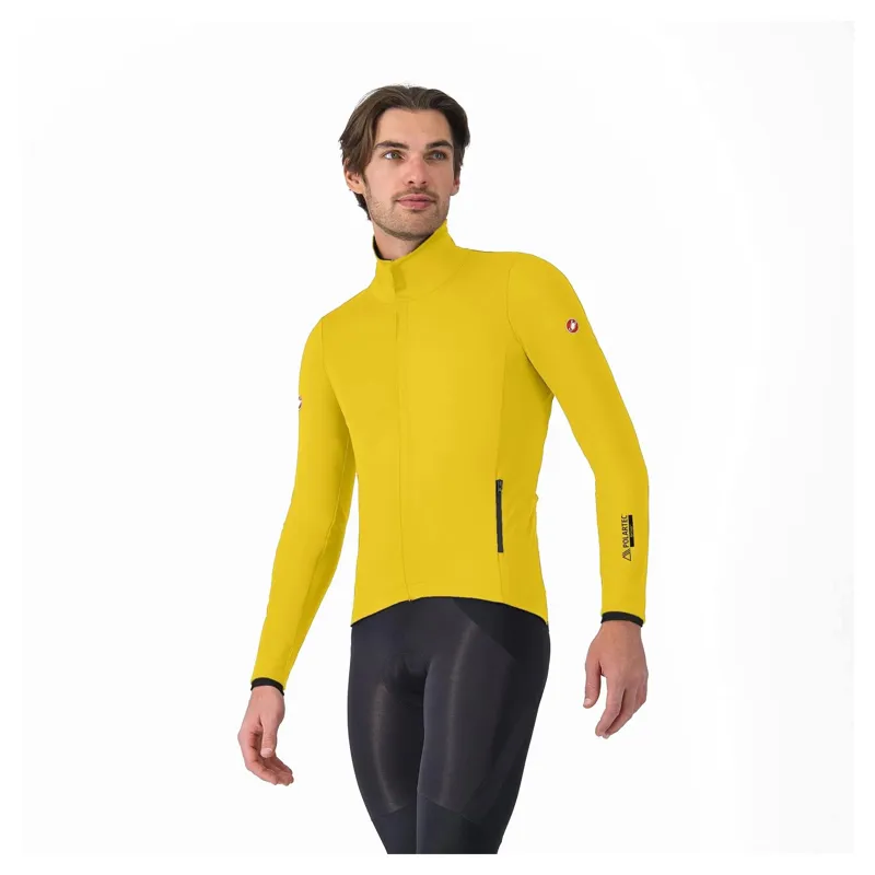 Castelli Alpha 150 Men's Windproof Jacket - Mango Mojito/Black