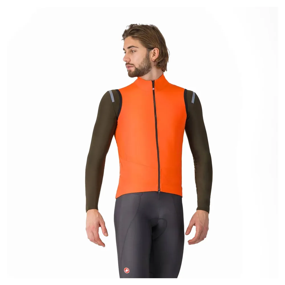 uPRISE Bikes Castelli Perfetto Air Men's Vest - Brilliant Orange | Price match, 365 day return s, 18-Month Warranty, Finance Available & Free UK Delivery
