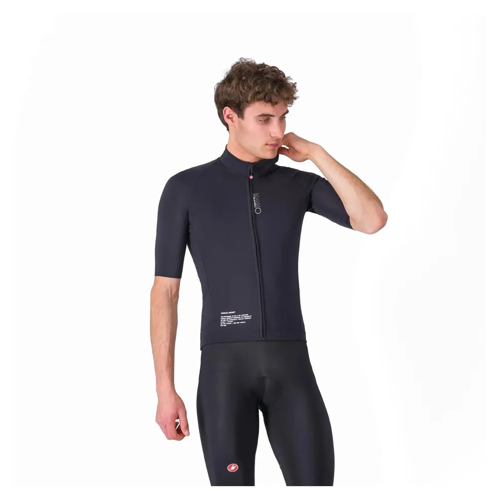 uPRISE Bikes Castelli Do.Di.Ci. Short Sleeve Men's Jacket - Light Black | Price match, 365 day return s, 18-Month Warranty, Finance Available & Free UK Delivery