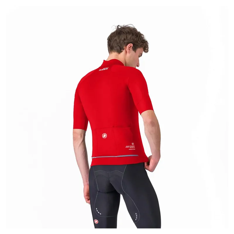 Castelli Do.Di.Ci. Short Sleeve Men's Jacket - Rich Red-1