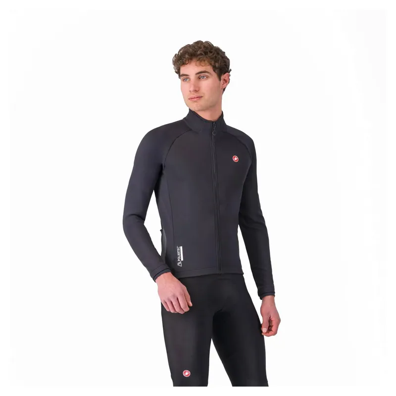 Castelli Competizione Men's Windproof Jacket - Light Black
