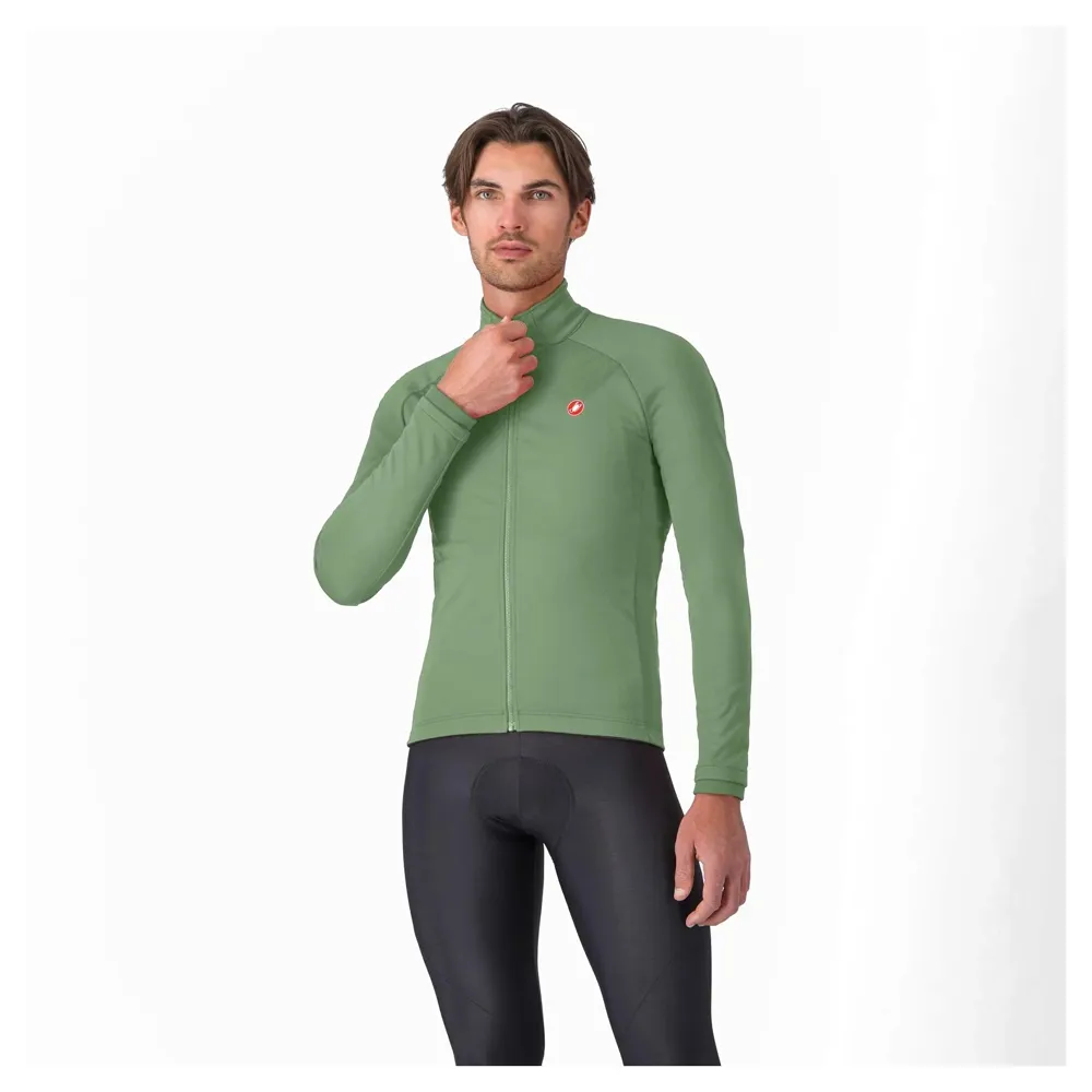 uPRISE Bikes Castelli Competizione Men's Windproof Jacket - Green Pepper | Price match, 365 day return s, 18-Month Warranty, Finance Available & Free UK Delivery