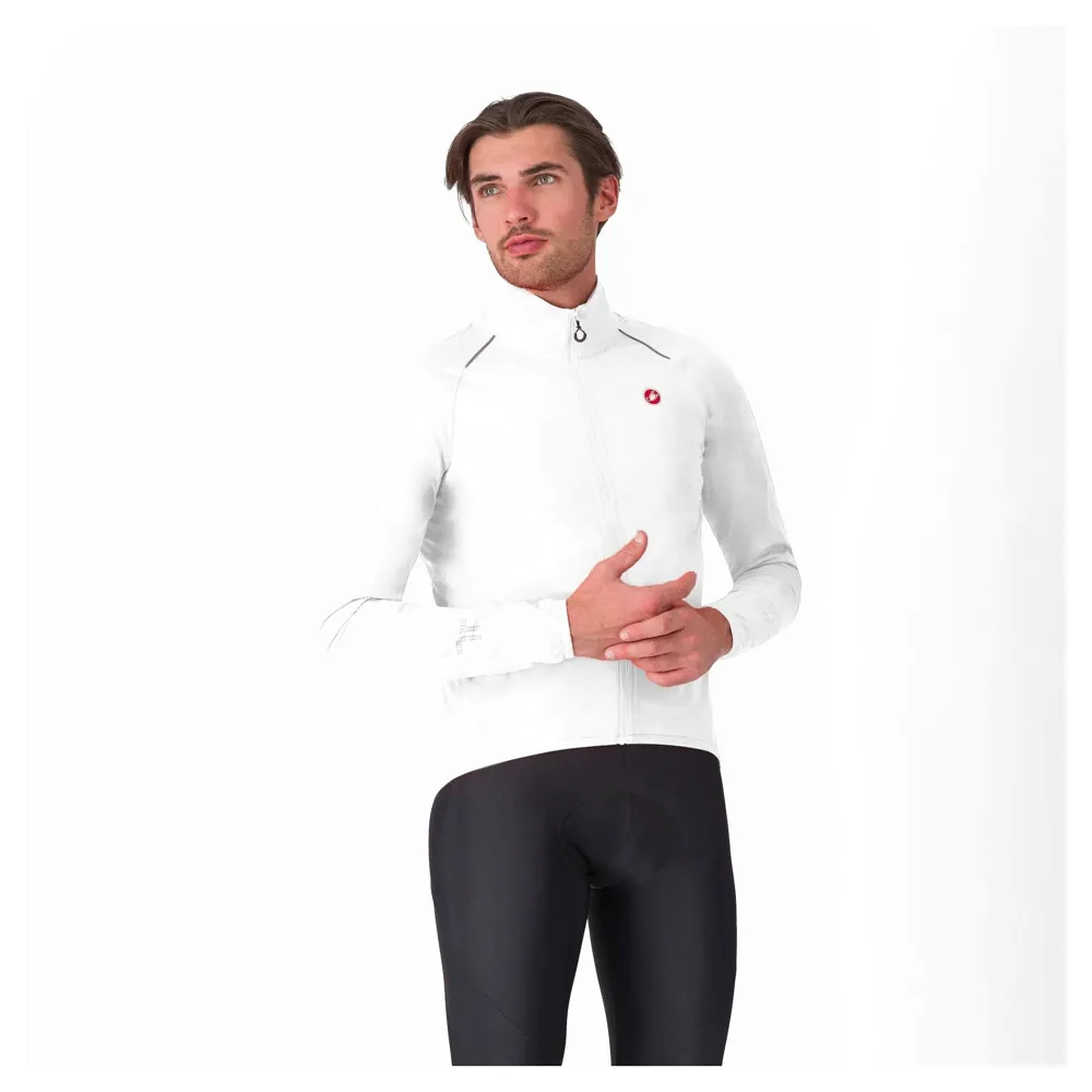 uPRISE Bikes Castelli Emergency 3 Men's Waterproof Rain Jacket - White | Price match, 365 day return s, 18-Month Warranty, Finance Available & Free UK Delivery