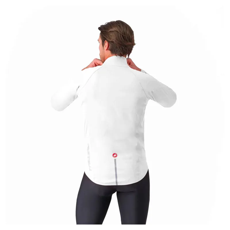 Castelli Emergency 3 Men's Waterproof Rain Jacket - White-1