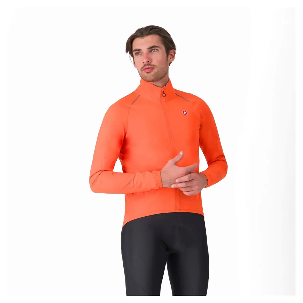 uPRISE Bikes Castelli Emergency 3 Men's Waterproof Rain Jacket - Brilliant Orange | Price match, 365 day return s, 18-Month Warranty, Finance Available & Free UK Delivery
