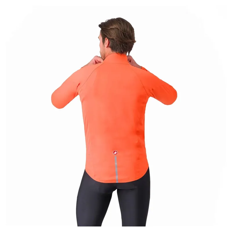 Castelli Emergency 3 Men's Waterproof Rain Jacket - Brilliant Orange-1
