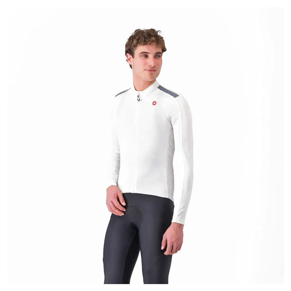 uPRISE Bikes Castelli Puro 4 Men's Long Sleeve Jersey - Ivory | Price match, 365 day return s, 18-Month Warranty, Finance Available & Free UK Delivery