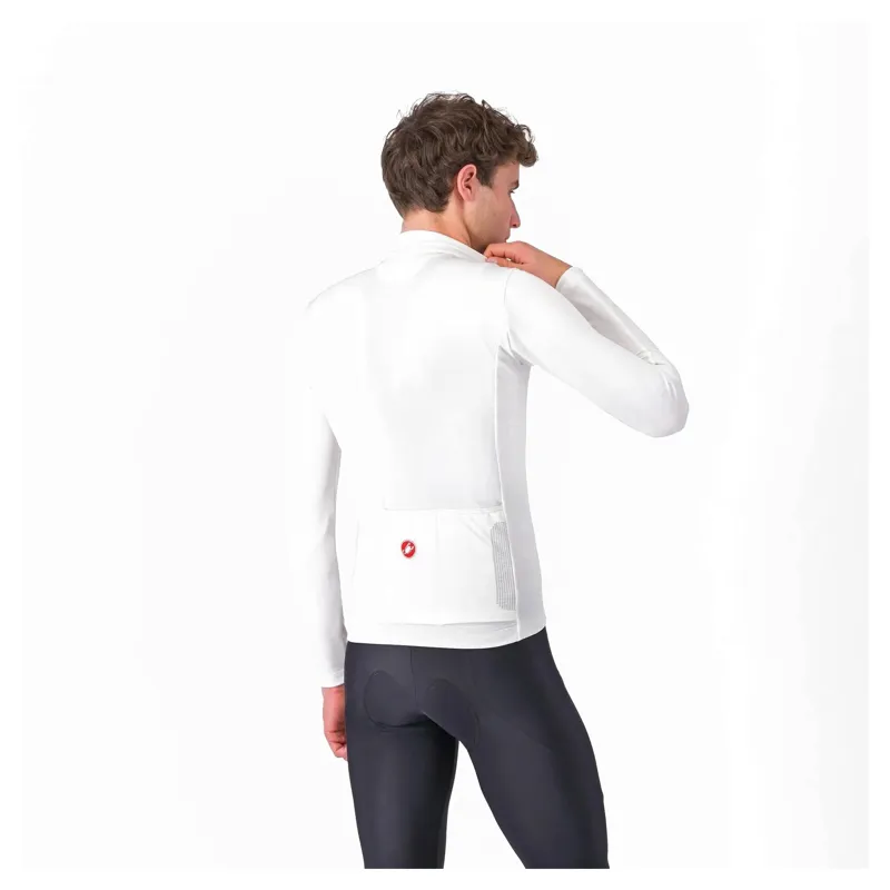 Castelli Puro 4 Men's Long Sleeve Jersey - Ivory-1
