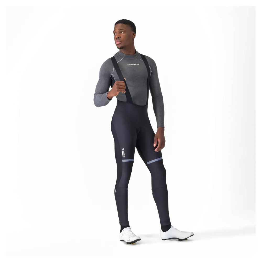 uPRISE Bikes Castelli Polare 4 Men's Windproof Bib Tights - Black | Price match, 365 day return s, 18-Month Warranty, Finance Available & Free UK Delivery