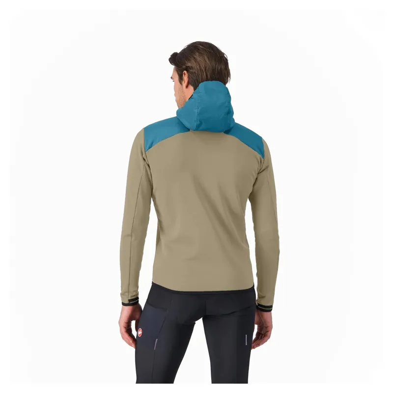 Castelli Unlimited Roam Men's Hoodie - Olive Green/Teal Blue-1