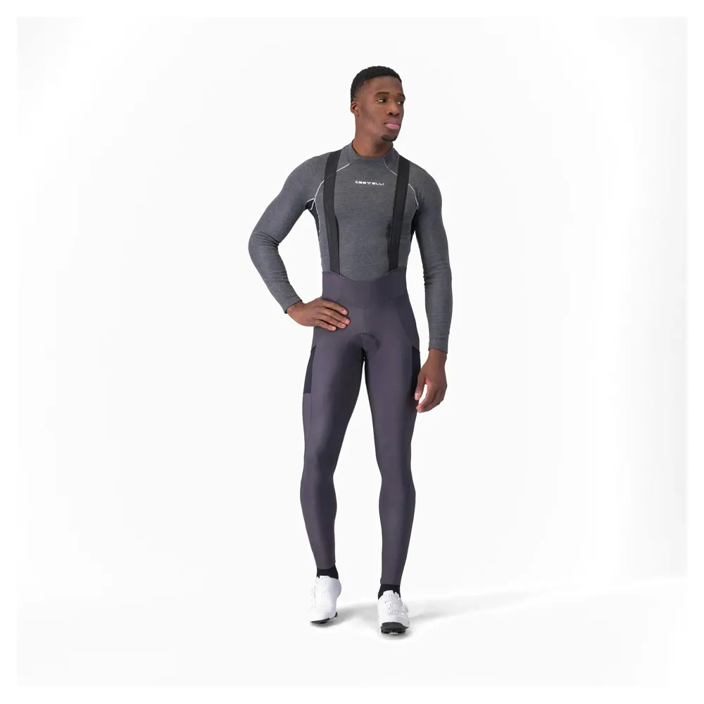 uPRISE Bikes Castelli Unlimited Men's Bib Tights - Dark Grey | Price match, 365 day return s, 18-Month Warranty, Finance Available & Free UK Delivery