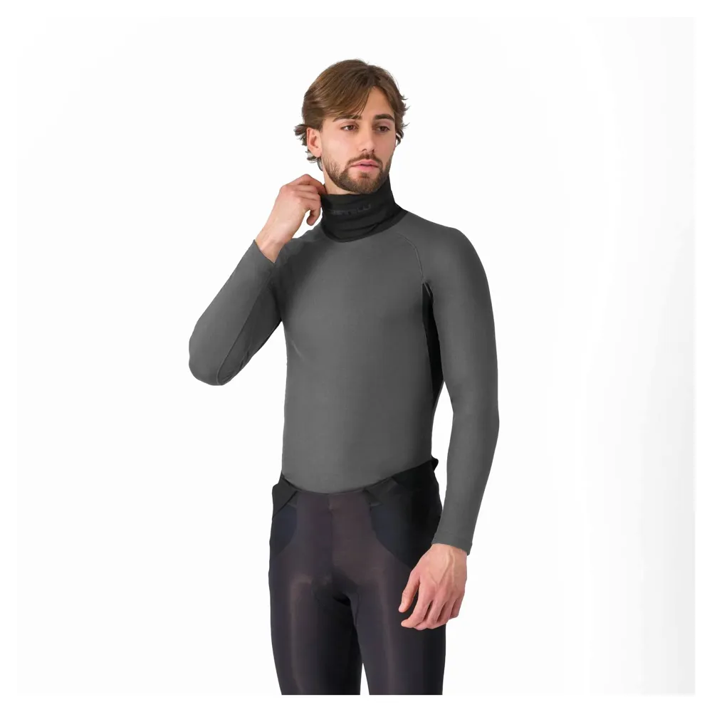 uPRISE Bikes Castelli Flanders 2 Men's High Neck Warmer Base Layer - Grey | Price match, 365 day return s, 18-Month Warranty, Finance Available & Free UK Delivery