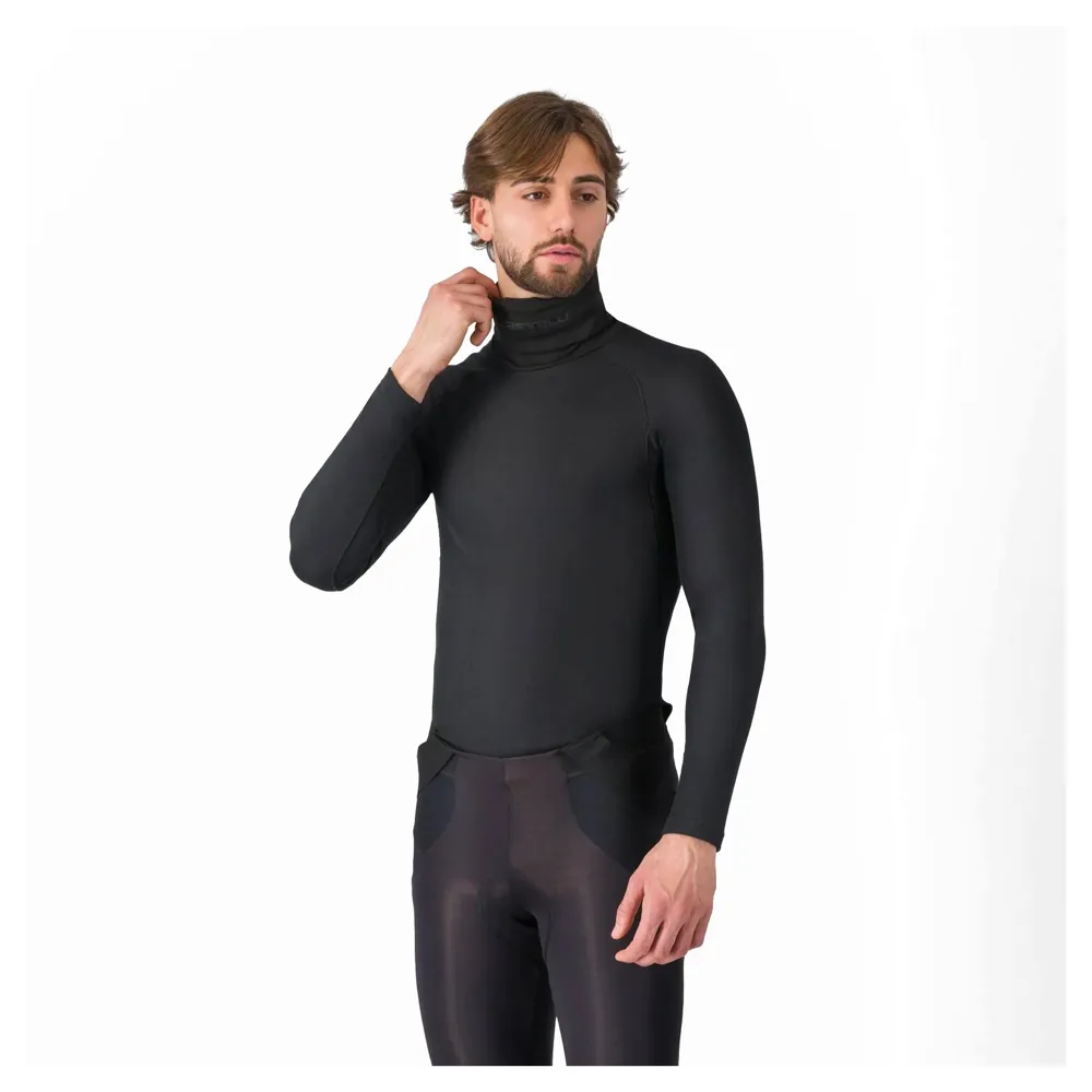 uPRISE Bikes Castelli Flanders 2 Men's High Neck Warmer Base Layer - Black | Price match, 365 day return s, 18-Month Warranty, Finance Available & Free UK Delivery