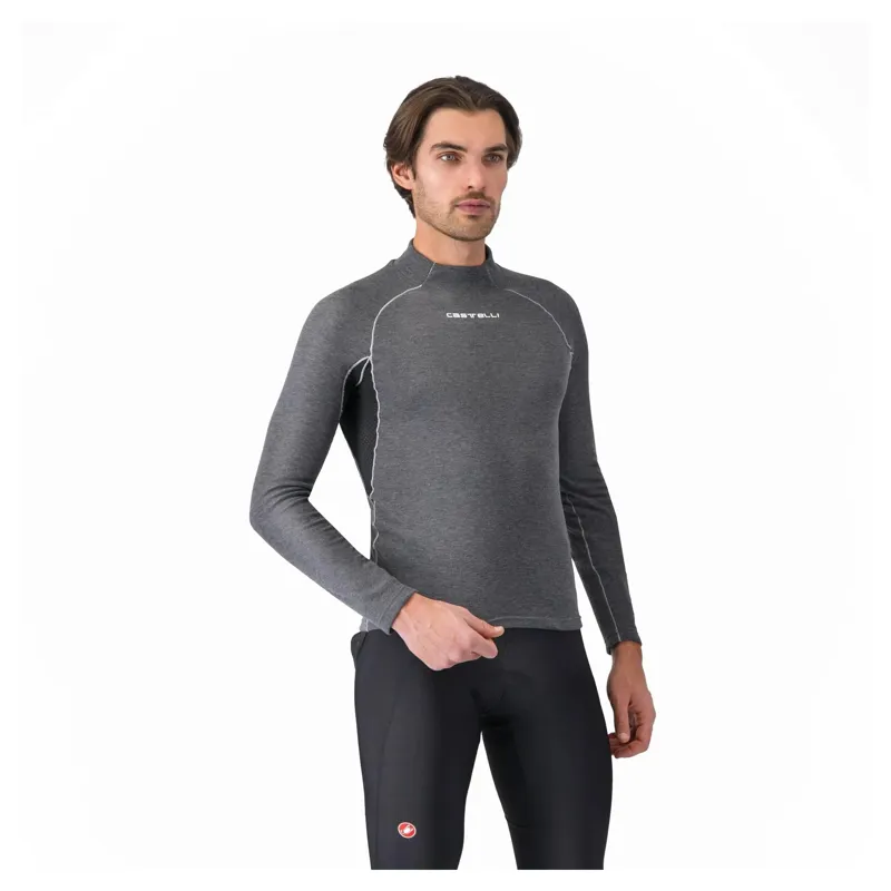 Castelli Flanders 2 Men's Long Sleeve Base Layer - Grey