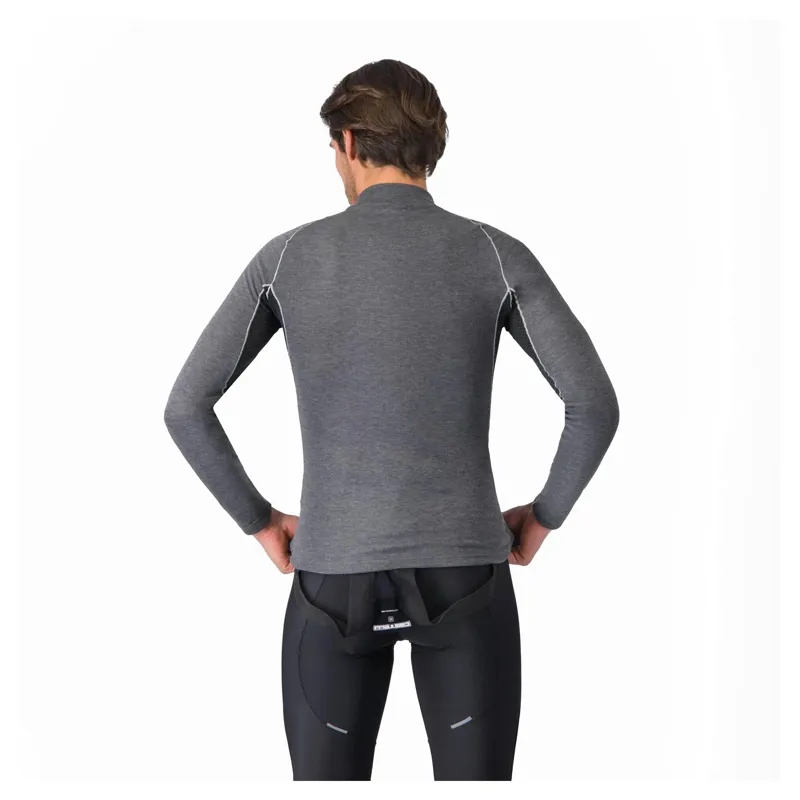 Castelli Flanders 2 Men's Long Sleeve Base Layer - Grey-1
