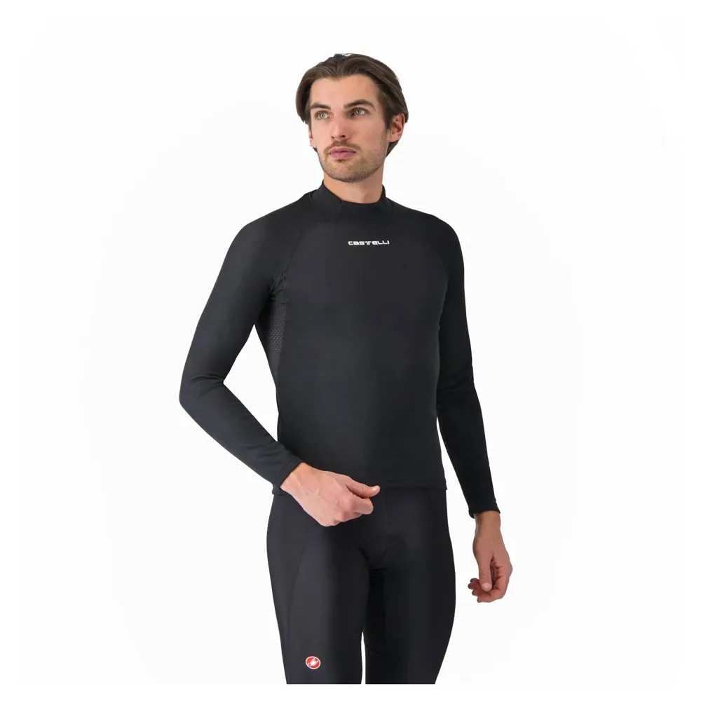 uPRISE Bikes Castelli Flanders 2 Men's Long Sleeve Base Layer - Black | Price match, 365 day return s, 18-Month Warranty, Finance Available & Free UK Delivery