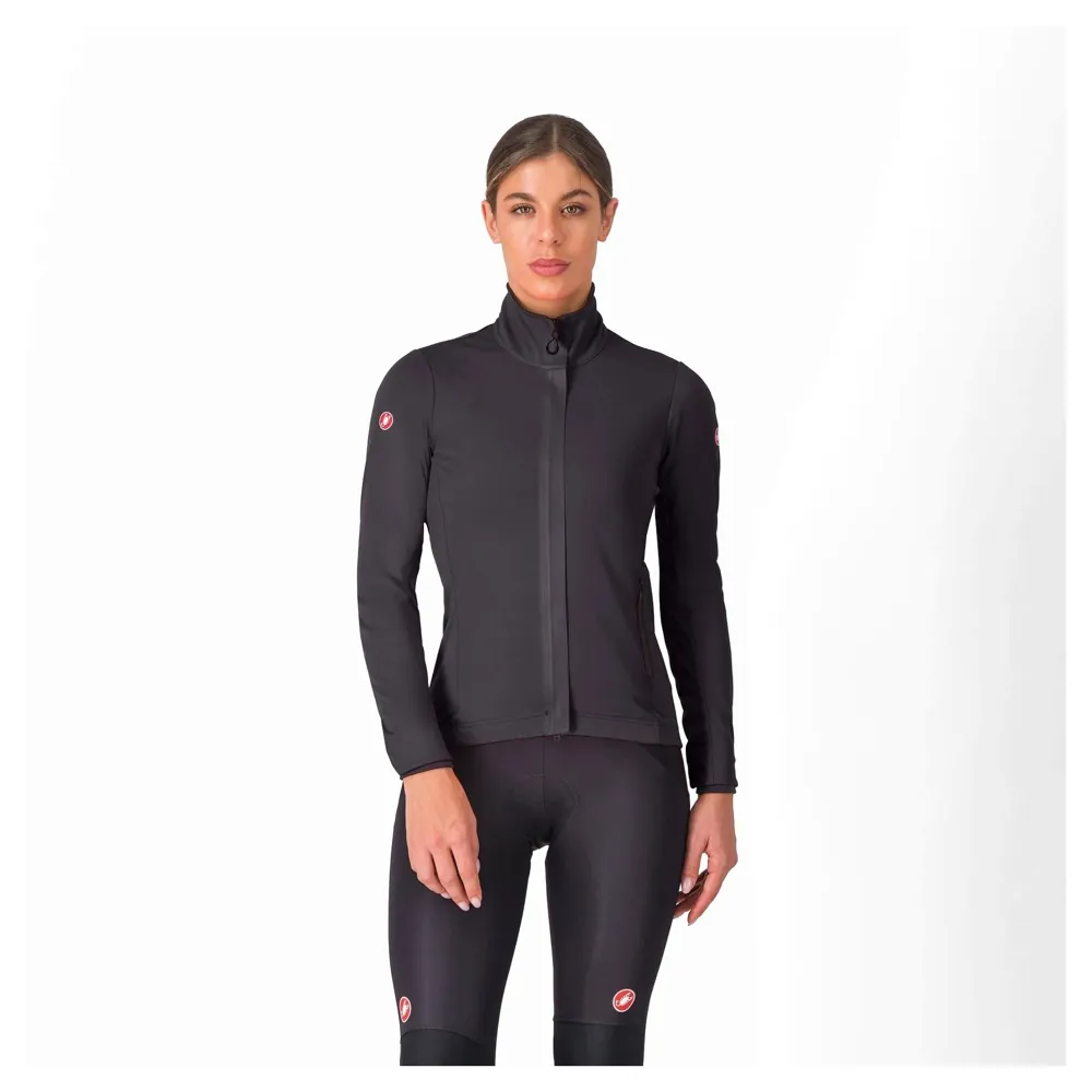 uPRISE Bikes Castelli Alpha 150 Women's Windproof Jacket - Light Black/Black | Price match, 365 day return s, 18-Month Warranty, Finance Available & Free UK Delivery