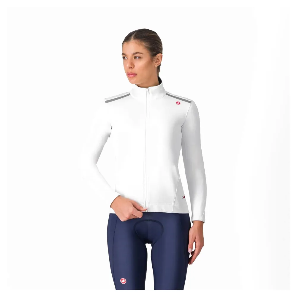 uPRISE Bikes Castelli Espresso Air Women's Windproof Jacket - Ivory | Price match, 365 day return s, 18-Month Warranty, Finance Available & Free UK Delivery