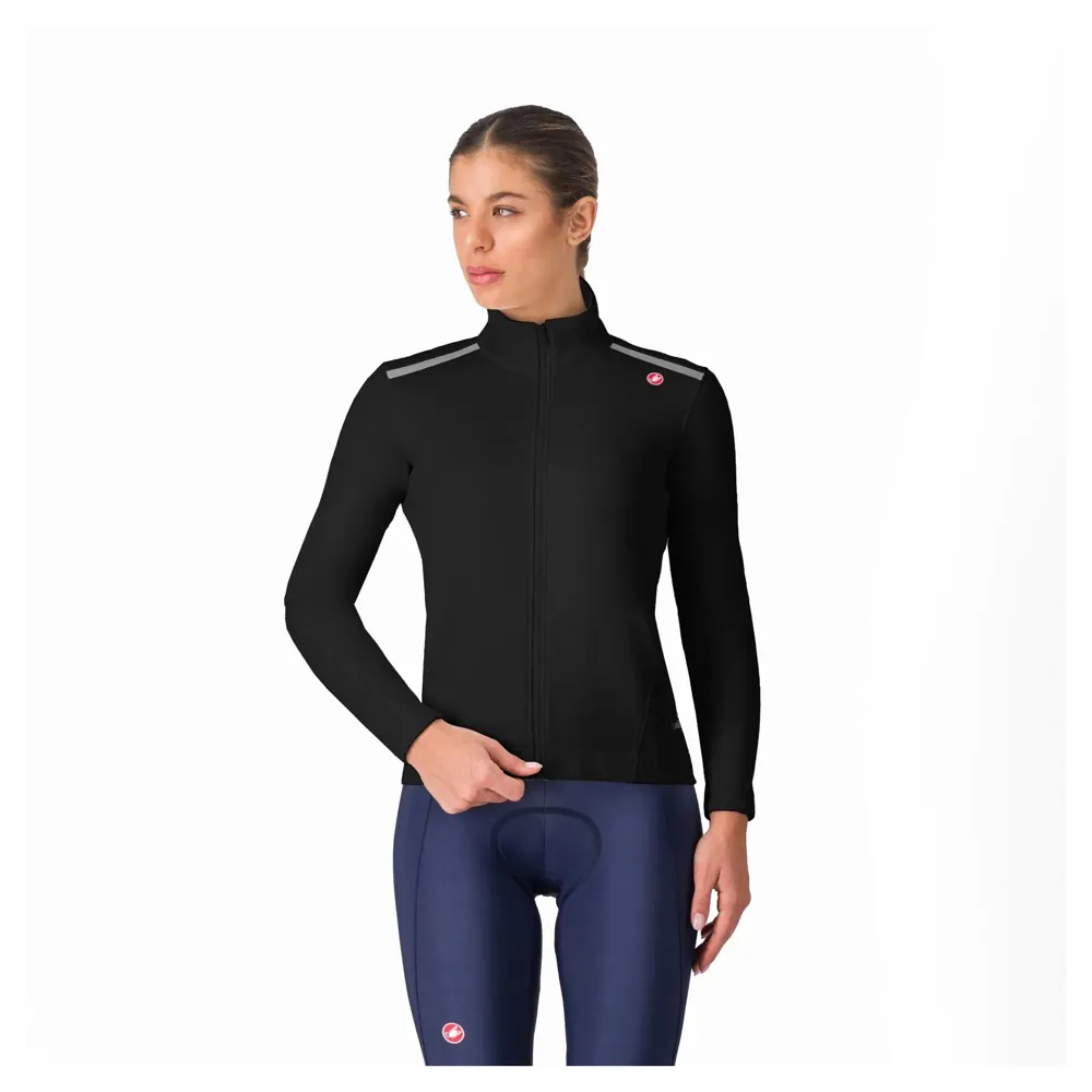 uPRISE Bikes Castelli Espresso Air Women's Windproof Jacket - Light Black | Price match, 365 day return s, 18-Month Warranty, Finance Available & Free UK Delivery